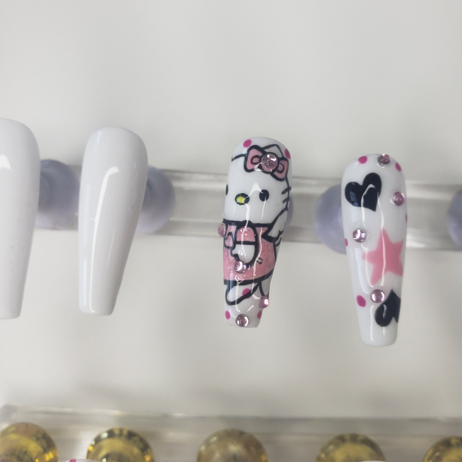 Pink Hello Kitty PressOn Nail Set Etsy
