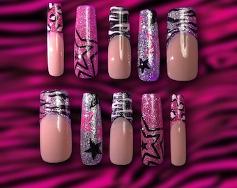 Y2K Animal Print Press-on Nails