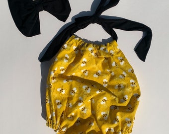 bumble bee swimsuit baby