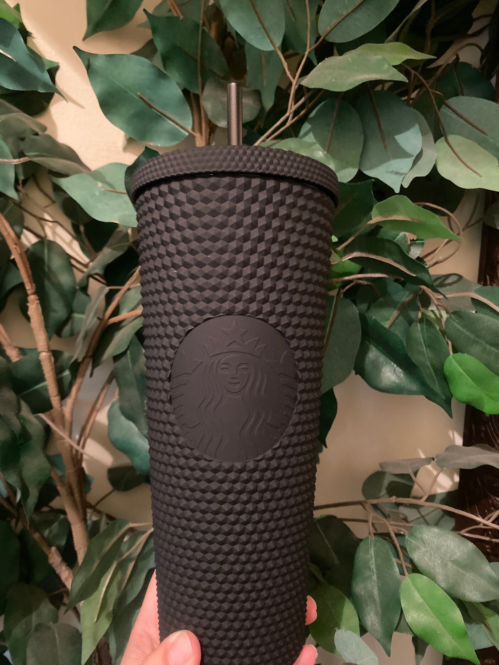 starbucks black studded tumbler 2021