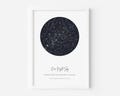 Custom Night Sky Print | Personalised Constellation Star Map Wall Art Poster | Framed Anniversary Gift product logo