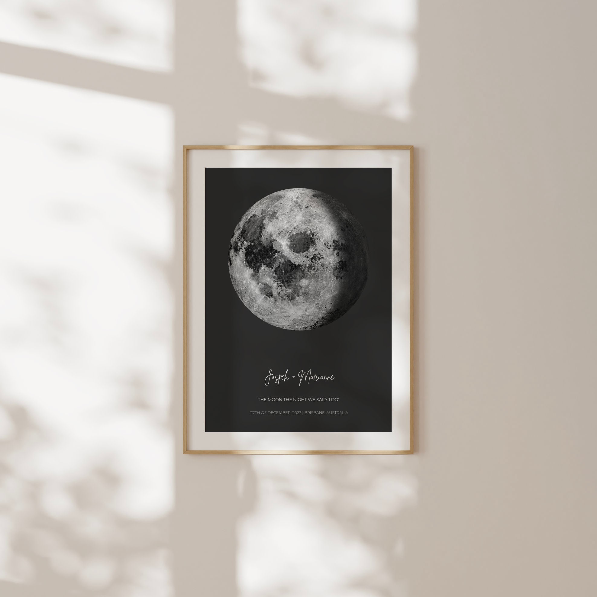 Custom Moon Custom Moon Phase Print | Personalised Celestial Poster | Personalized ...