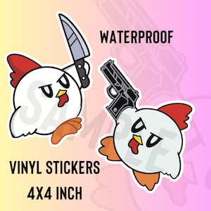 PALWORLD inspired unofficial vinyl stickers 4x4 inch waterproof Buy 2 get free shipping! (discount added after purchase)