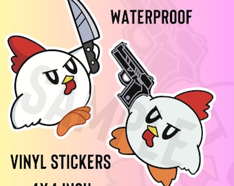 PALWORLD inspired unofficial vinyl stickers 4x4 inch waterproof Buy 2 get free shipping! (discount added after purchase)
