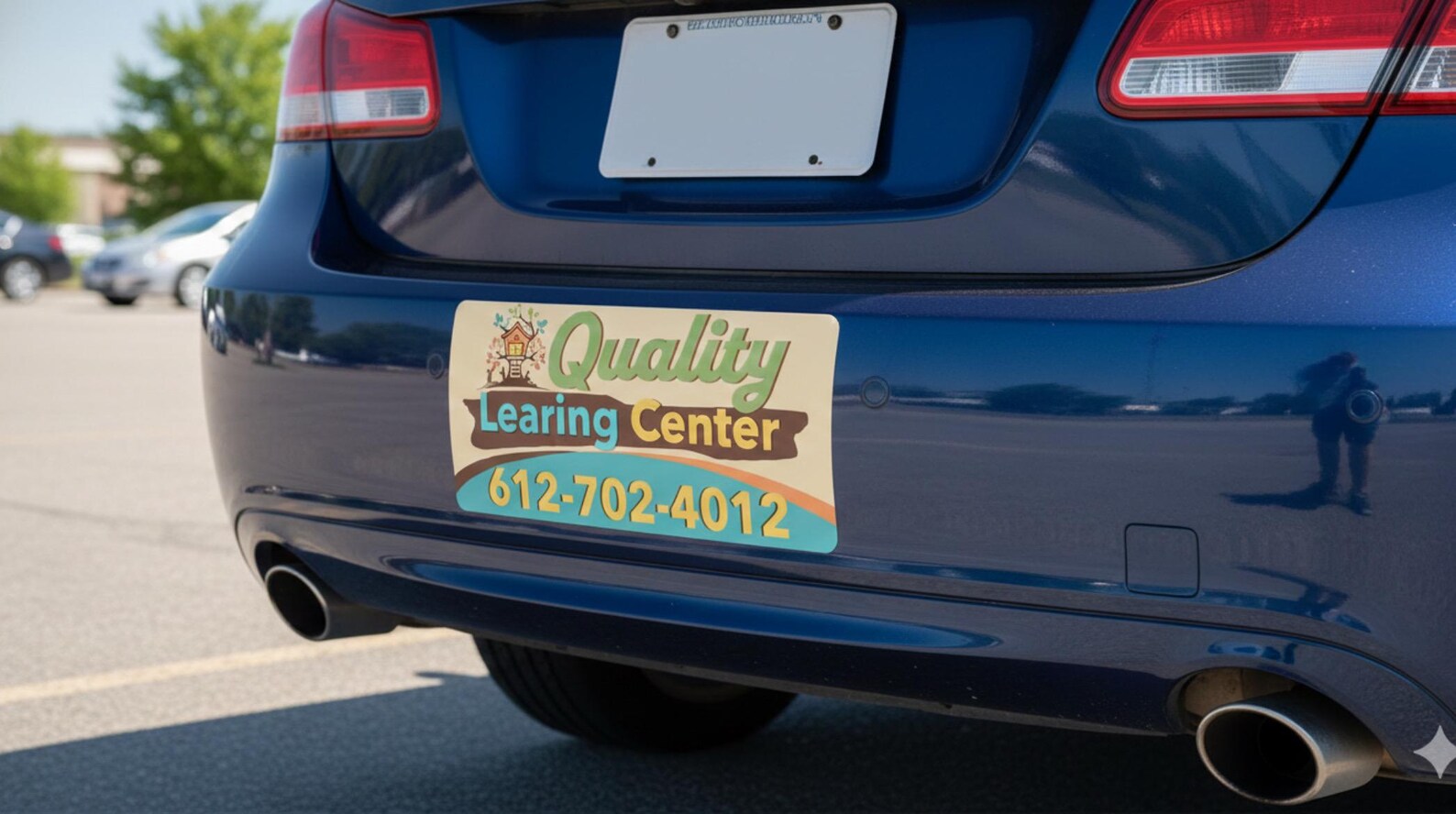 Quality Learing Center 4.5x3 Inch Bumper Sticker. Made in USA for Car ...