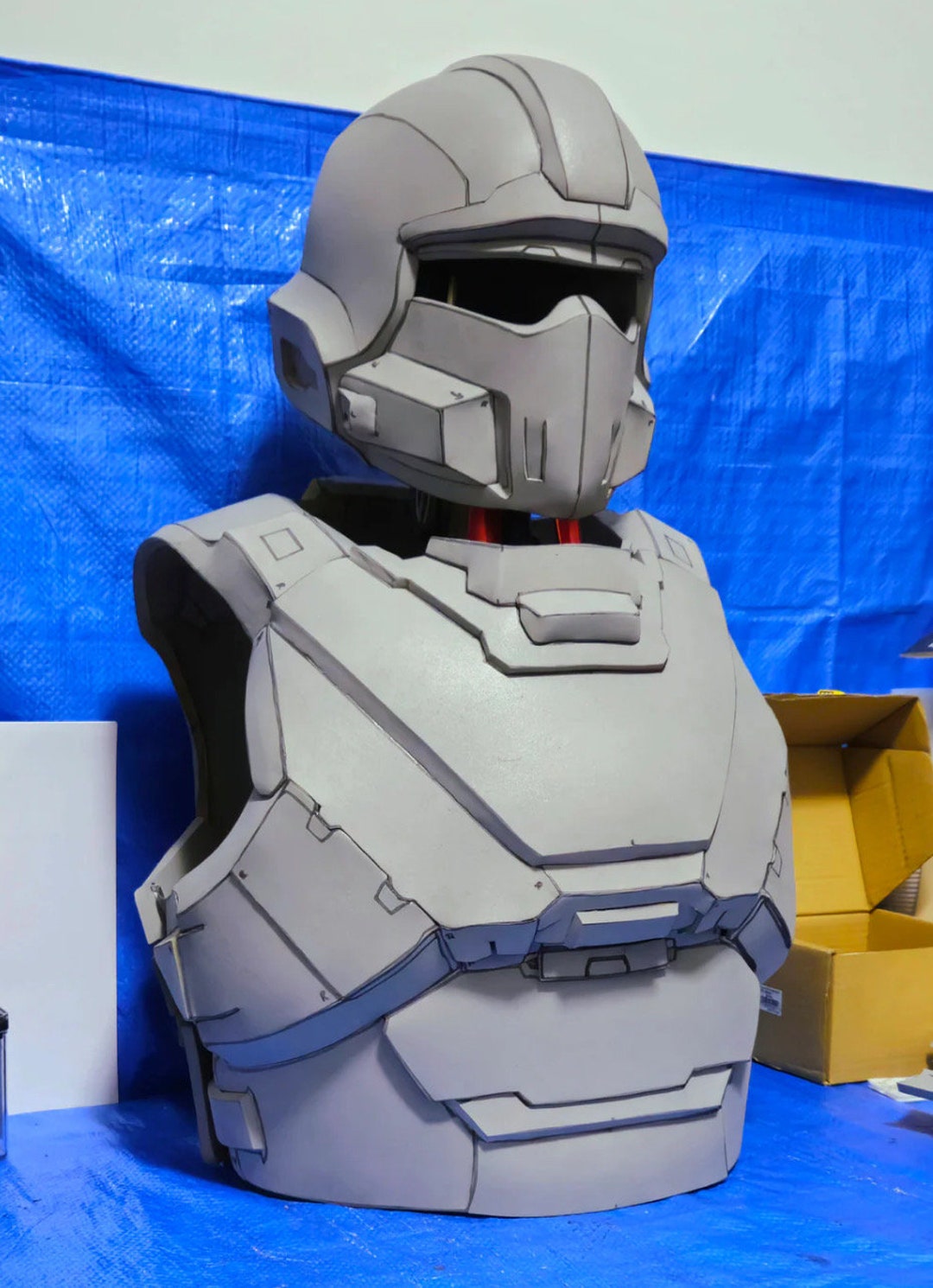 Unofficial Helldivers 2 Foam EVA Pepakura Helmet Full Armor Costume Cosplay Template Digital DIY