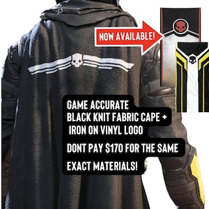 heavens ascender 2 inspired cape not helmet B-01 cosplay please read description