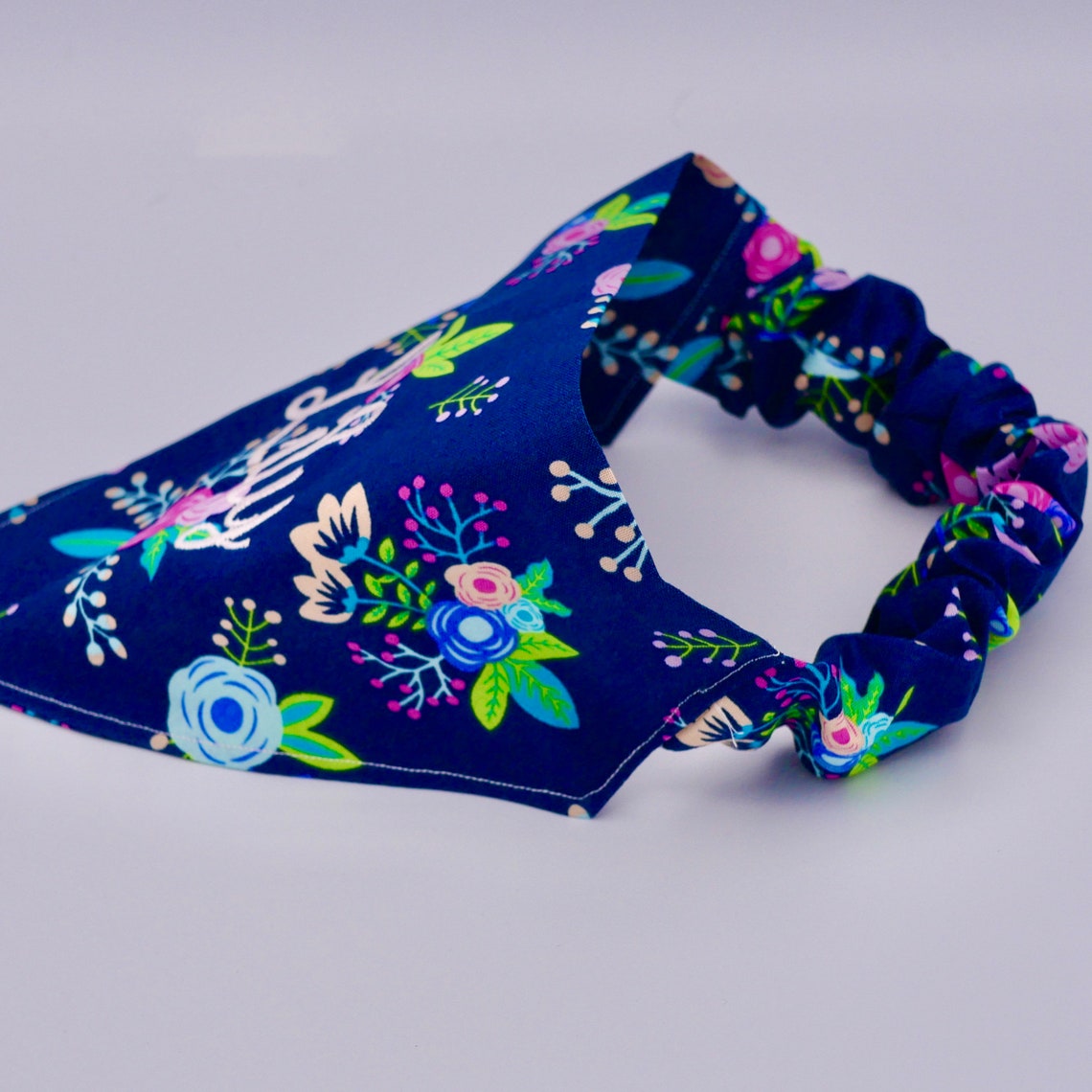 Floral Bandana Summer Slip on Elastic Dog Bandana Etsy