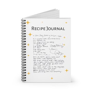 Chai Tea Cookies Recipe Journal Book Spiral Notebook Journal - Ruled Line