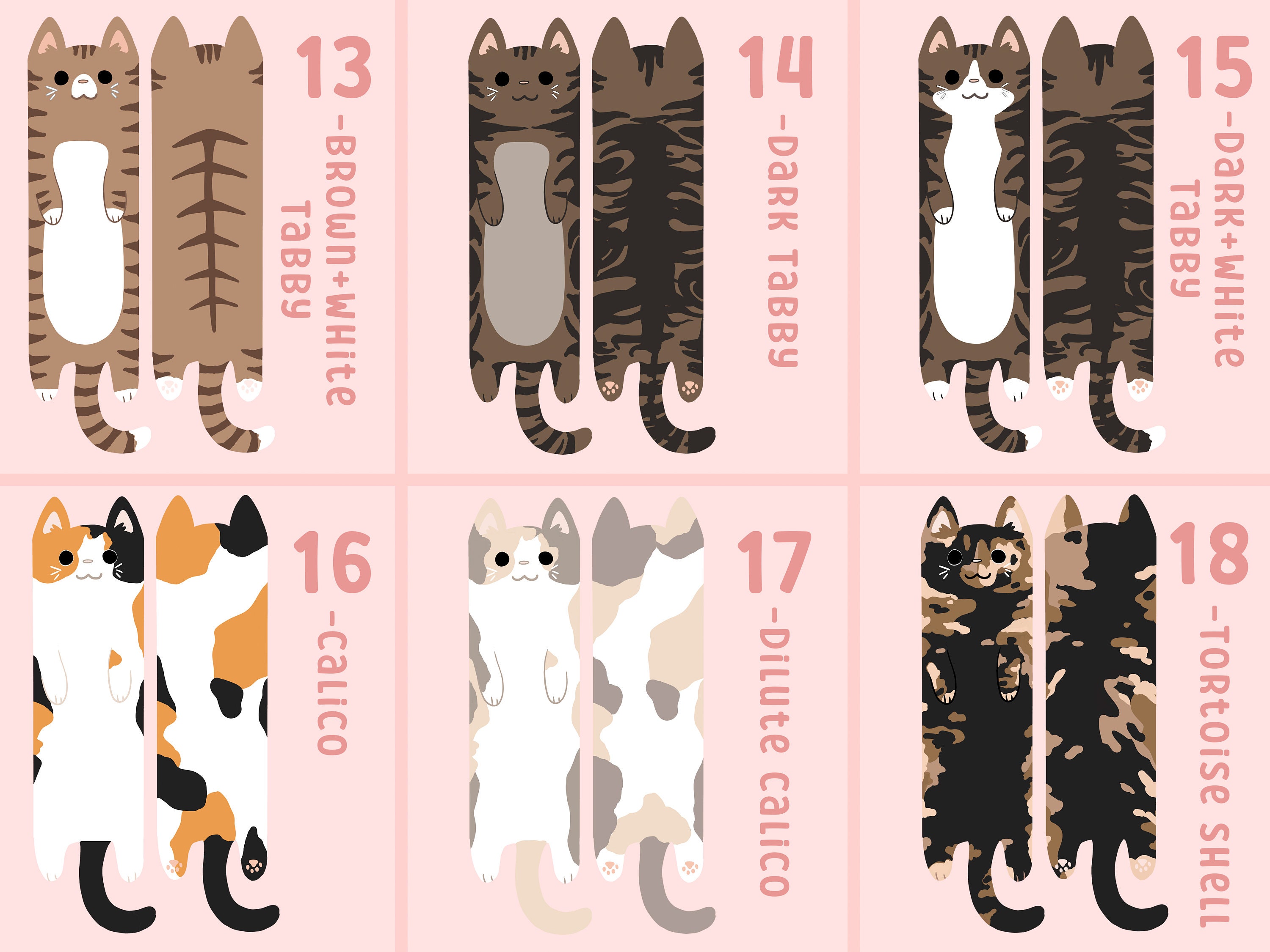 Cat Book Lover Gift For Women Girls Funny Bookmarks For Reading Readers - View #8