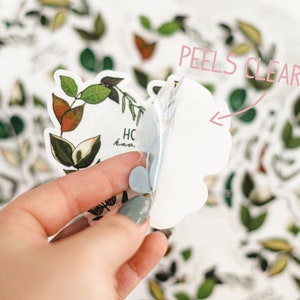 Hoyas Have My Heart // transparent vinyl sticker // gifts for plant lovers // image 5