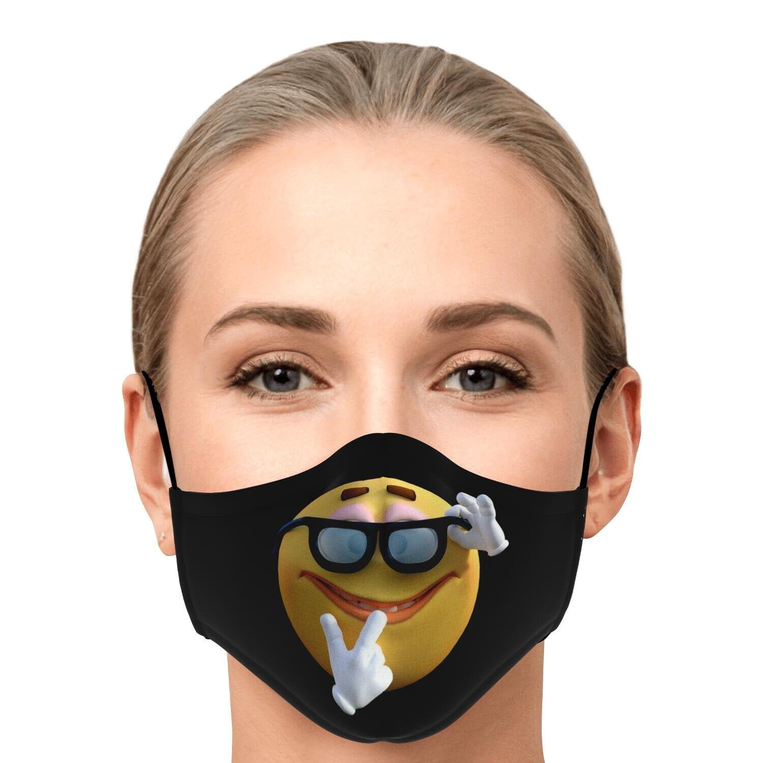 Face Masks Emoji Smiley Mask Washable Comfortable Breathable Etsy