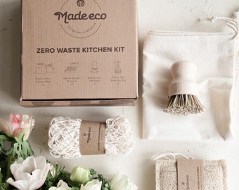 Zero-waste Kitchen Kit. new home gift. Eco-friendly gift.