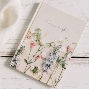 Floral Notebook Journal Daily Planner Diary