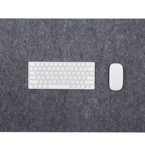 Recycled Felt Desk Pad: Large Cork Base Desk Mat