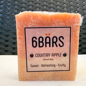 Country Apple Soap Bar - Essential Oil and Natural ingredients