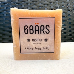 Orange Soap Bar - Essential Oil and Natural ingredients