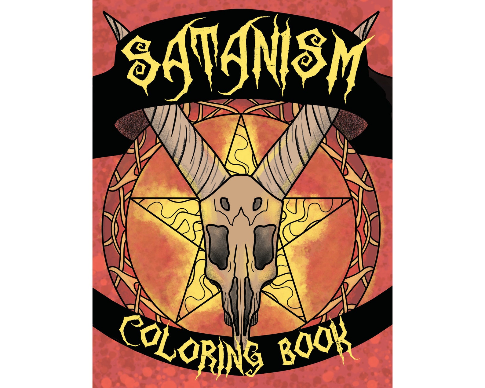 Satanism Coloring Book, 30 Coloring Sheets, Baphomet Print, Satanic ...