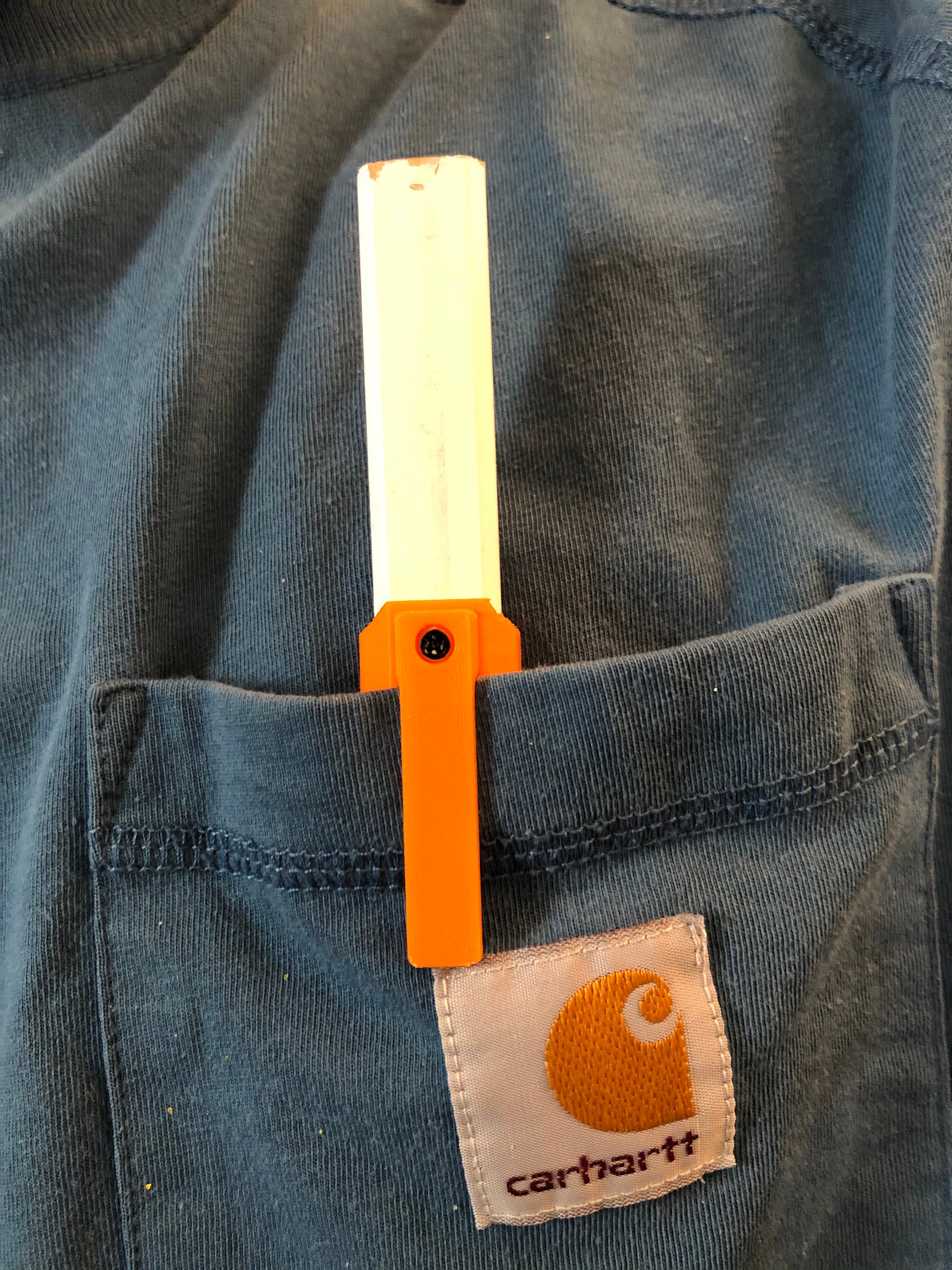 Clip for Carpenter Pencil V2 Etsy