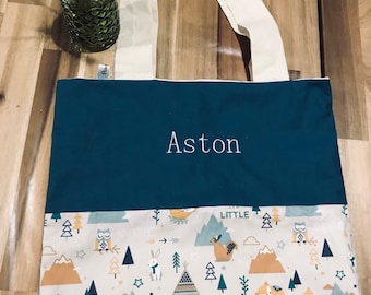 Tote bag/ sac en tissu / sac pour enfants / sac / sac de rangement / sac bébé