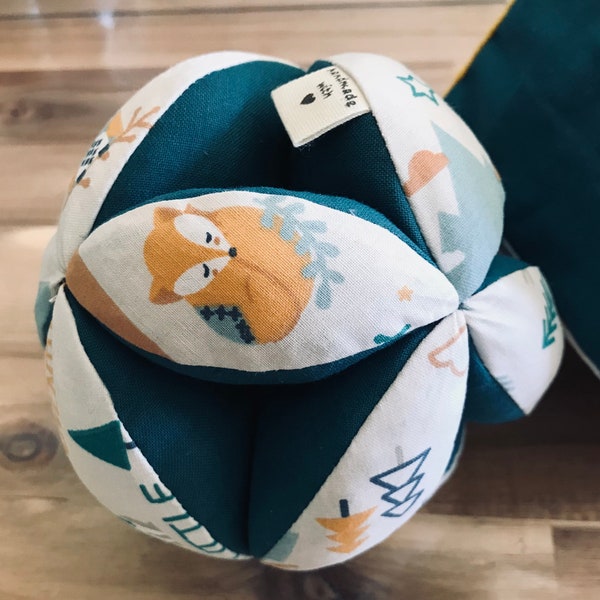 Montessori Greifball / Babyball / Stoffspiel / Stoffball