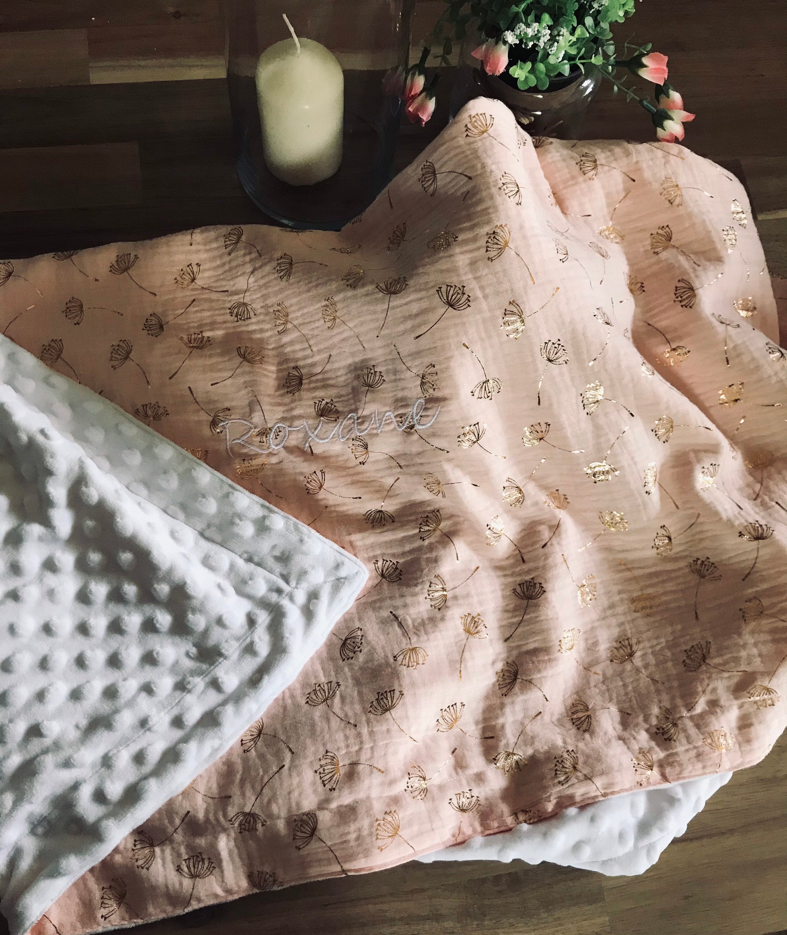 Couverture Bébé /Couverture Enfants/ Plaide Bébé/ Couverture Personnalisé Double Gaz