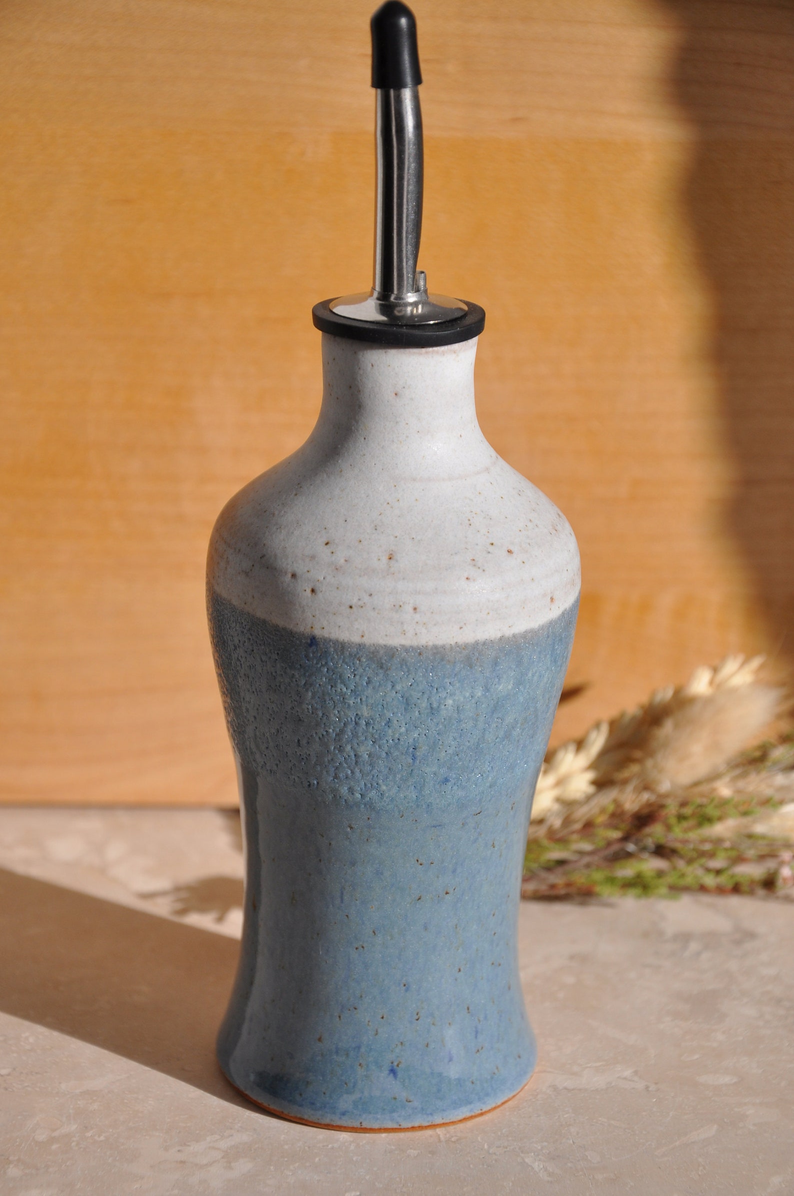 Handmade ceramic oil bottle pottery oil bottle olive oil Etsy
