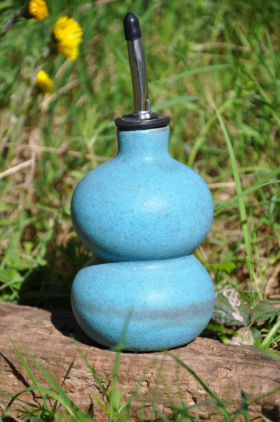 Handmade ceramic oil bottle pottery oil bottle olive oil Etsy