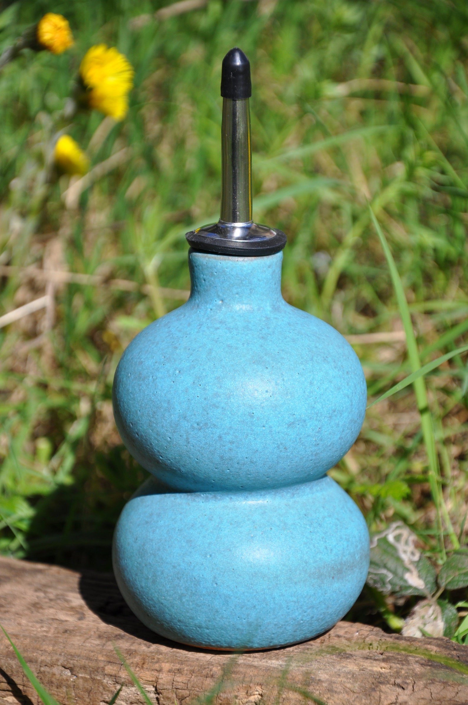 Handmade ceramic oil bottle pottery oil bottle olive oil Etsy