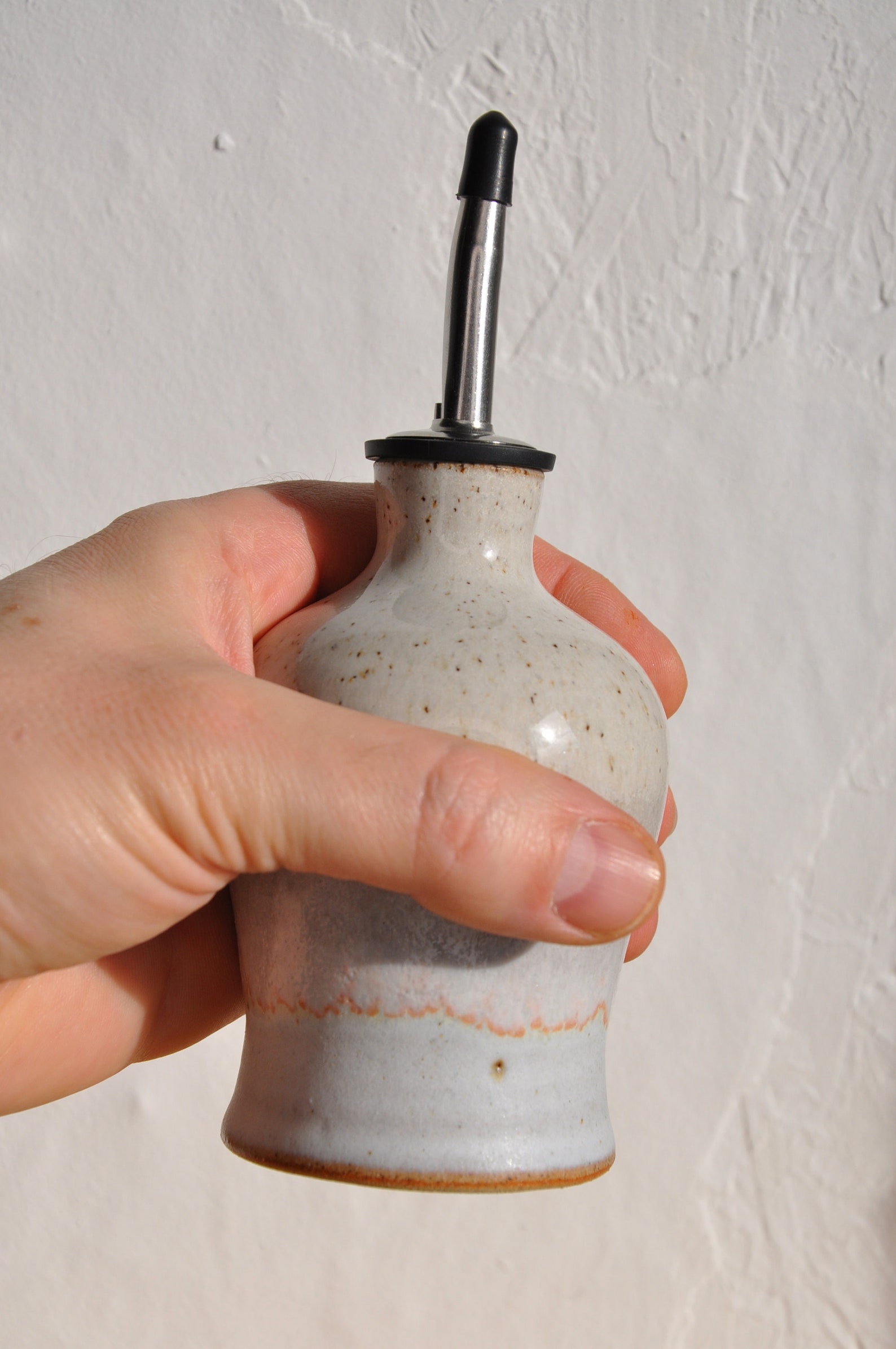 Handmade ceramic oil bottle pottery oil bottle olive oil Etsy