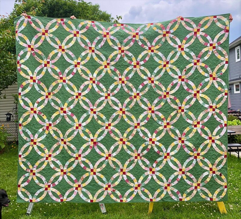 Custom Made Double Wedding Ring Quilt Etsy