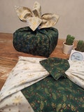 Furoshiki Christmas Reversible Fabric Gift Wrap