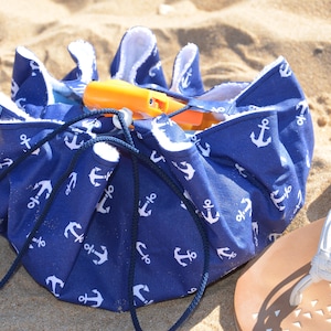Spa-Pooltasche, Matte für trockene Füße, XL