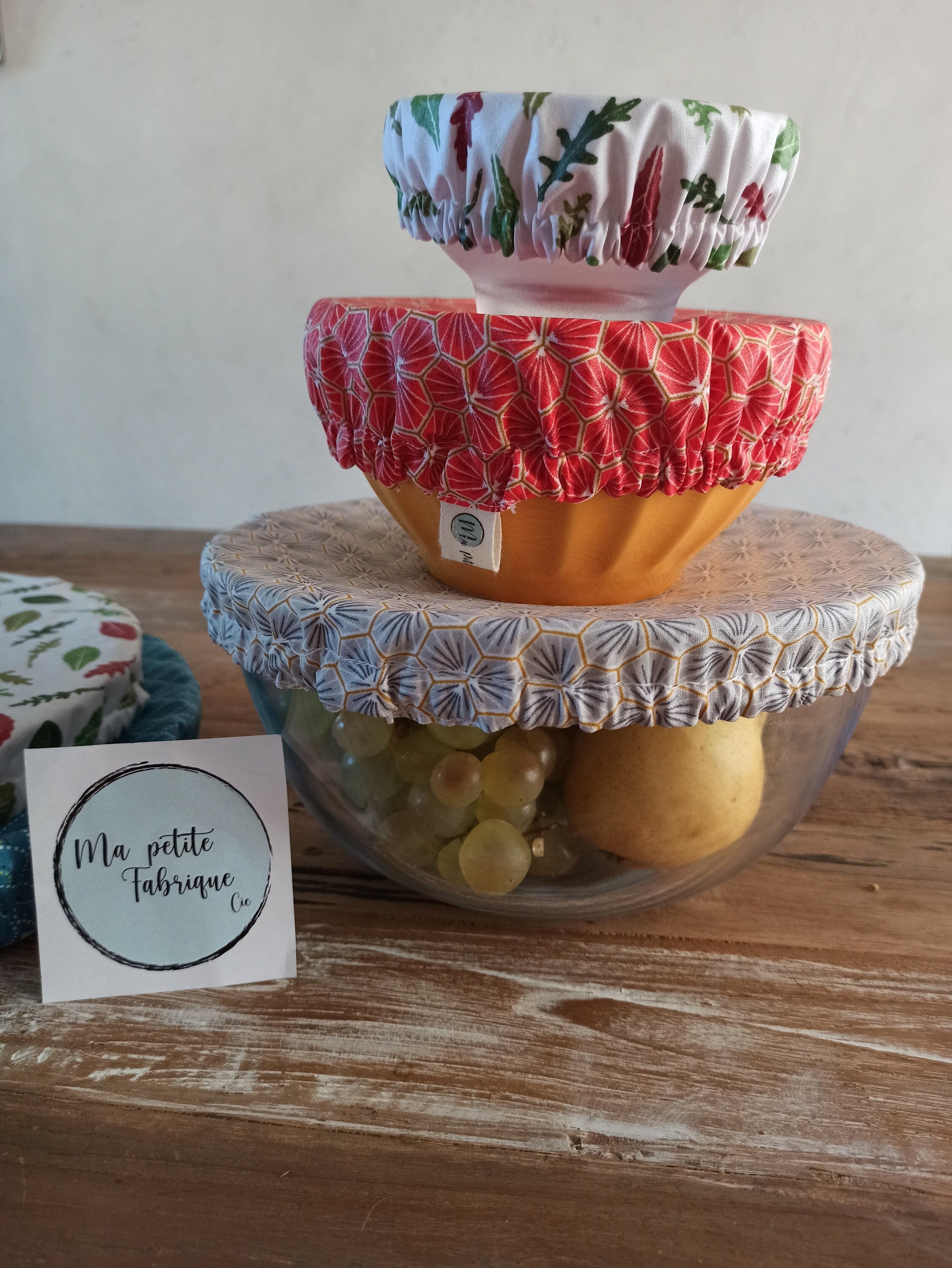 Charlotte, Couvre Plat avec Film Spécial Contact Alimentaire, Multi-Tailles