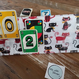 Support en tissu pour cartes à jouer