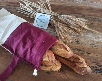 linen bread bag