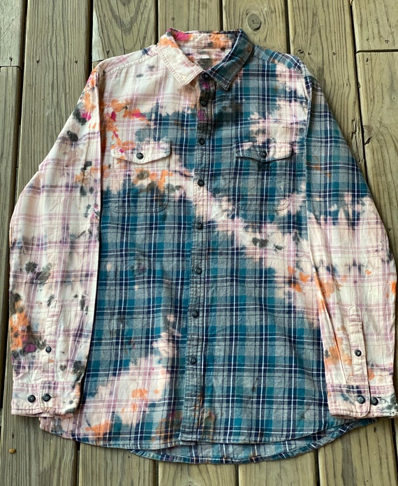 flannel vintage shirtdress - image 2