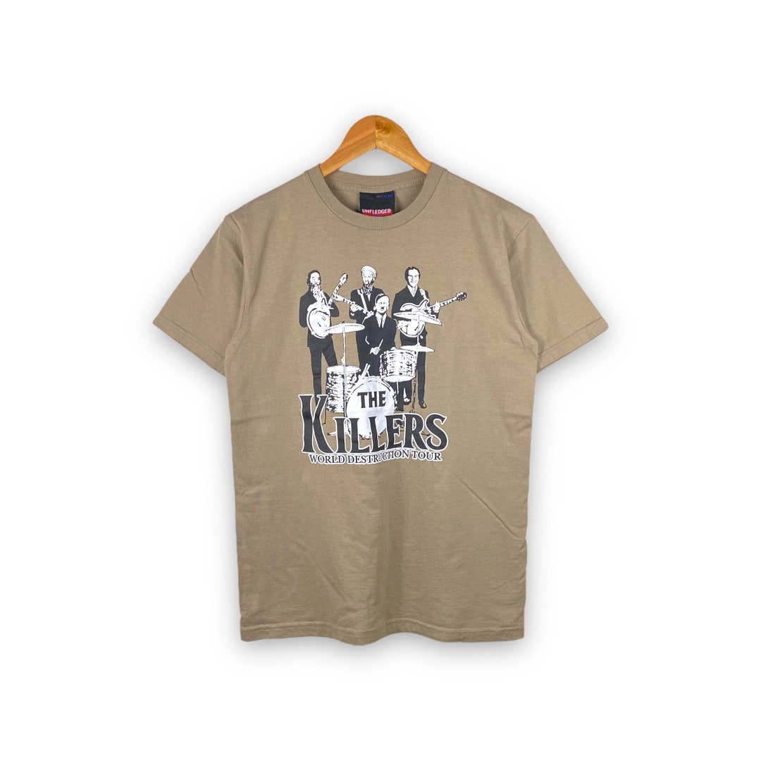Rare Vintage THE KILLERS Band World Destruction Tour T Shirt Etsy