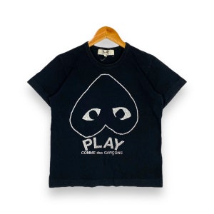 Rare!! COMME des GARCONS PLAY T Shirt Japanese Famous Designer