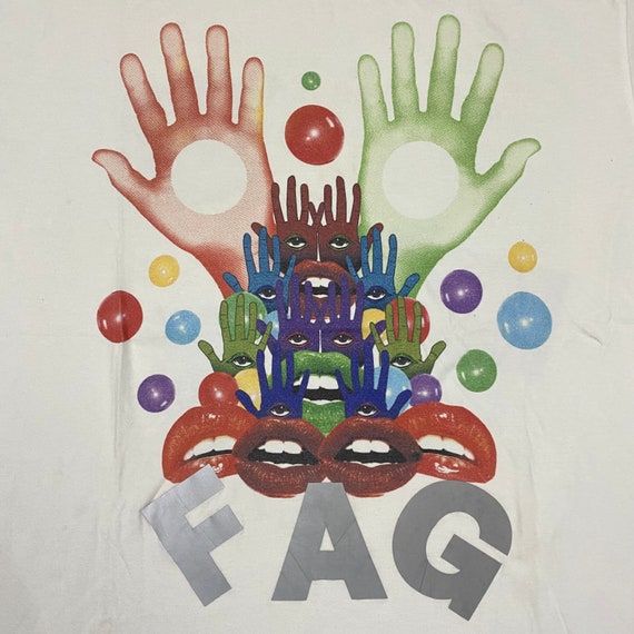 Rare!! Vintage THE FLAMING LIPS Fag Reflective Sp… - image 2