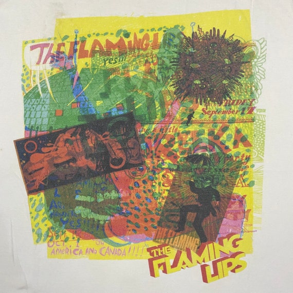 Rare!! Vintage THE FLAMING LIPS Fag Reflective Sp… - image 7