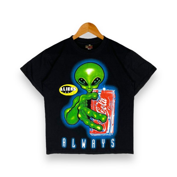 Rare!! Vintage 90's ALIEN WORKSHOP Alien Earth Always T Shirt Medium Size Fits Small / Skategang / Skateboards