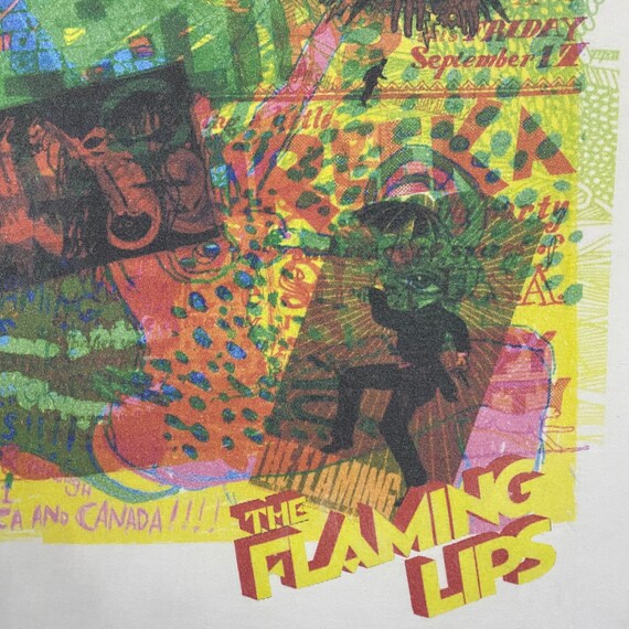 Rare!! Vintage THE FLAMING LIPS Fag Reflective Sp… - image 9
