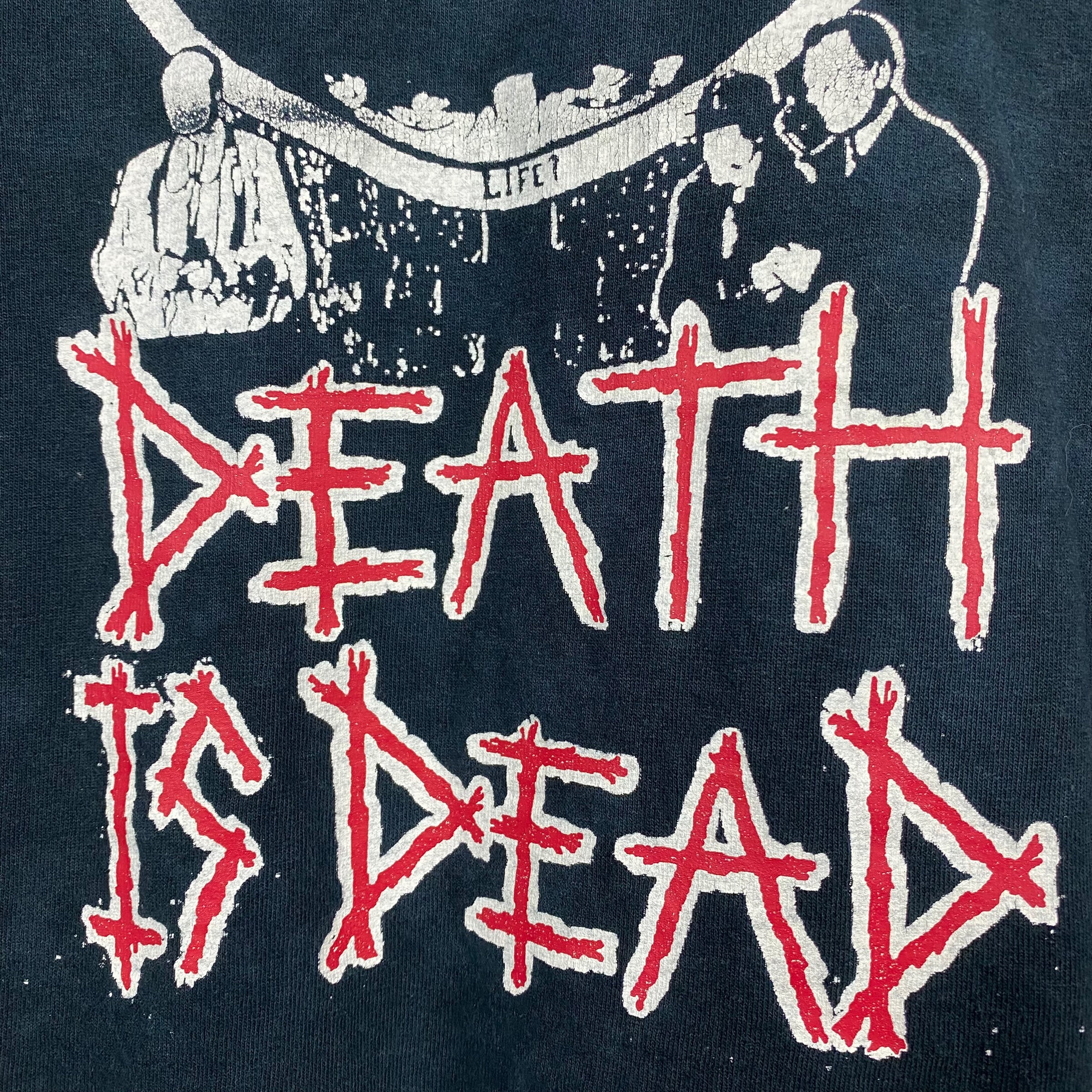 Tee-shirt Vintage Napalm Death - Motif Graphique Années 2000, Taille L, Noir, Coton