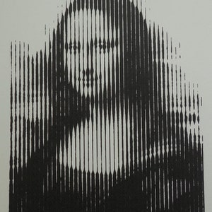 Limited edition Pop Art Graffiti silkscreen serigraph, Mona Lisa, signed, stamped and numbered, Banksy
