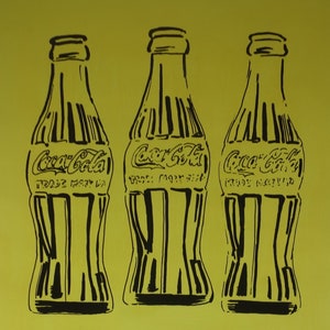 ▷ Coca-Cola pop (a tribute to A. Warhol) by OneFake, 2021, Painting