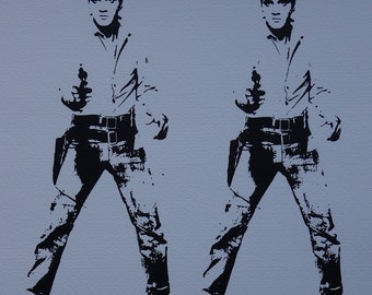 stamped and numbered Fine POP ART Astronaut Limited edition silkscreen serigraph signed Warhol