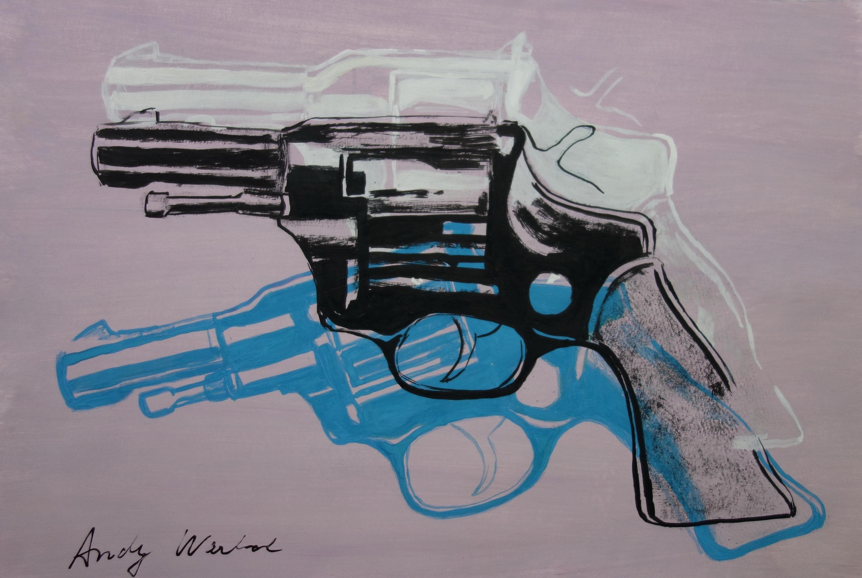 gun 銃 アメリカ製 アンディーウォーホール andy warhol ポスター