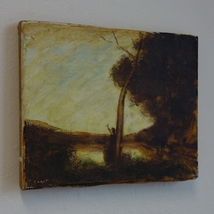 Impressionist Landscape oil painting, Marked & Signed, Jean Corot, Rare find
