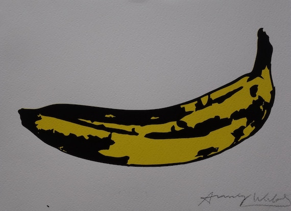 Fine POP ART Limited Edition Silkscreen Serigraph - Banana, Warhol